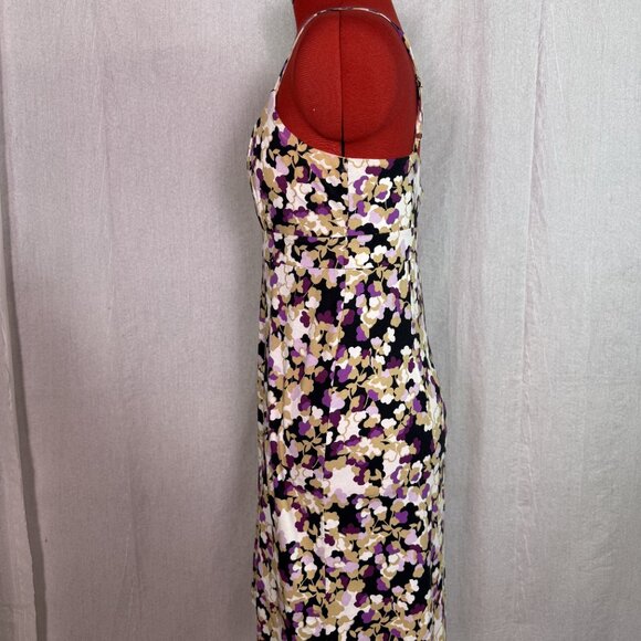 Ann Taylor LOFT Floral Tank Dress Petite Small PS Women's Sleeveless E426 - Picture 3 of 13